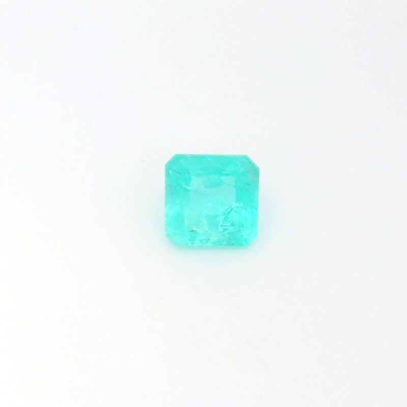 Paraiba tourmaline, Blue, Emerald cut, 1.29 ct