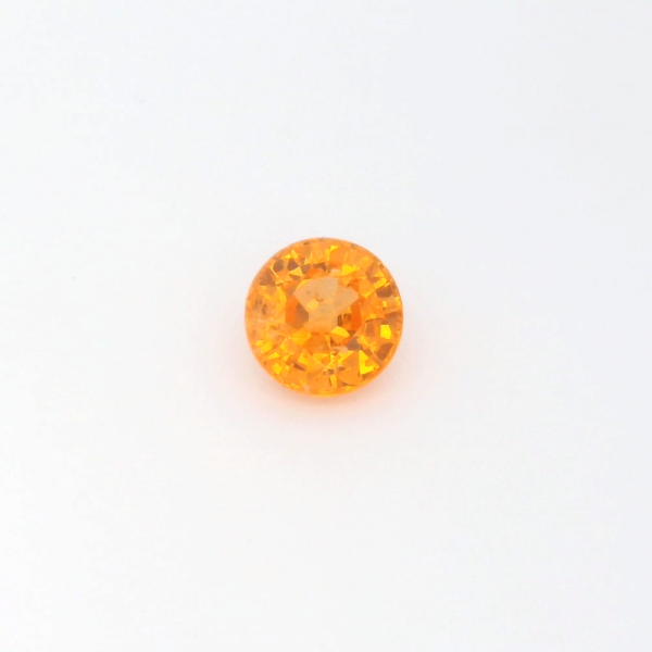 1.67 ct, Orange, Spessartite, Round
