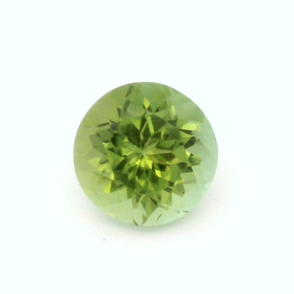 2.22 ct, Green, Tourmaline, Round