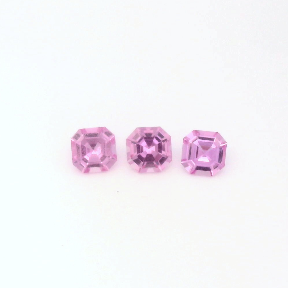 0.91 ct, Pink, Sapphire, Asscher