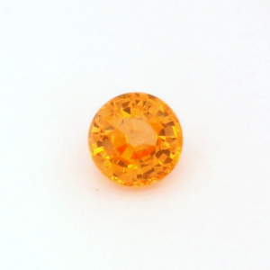 1.28 ct, Orange, Spessartite, Round