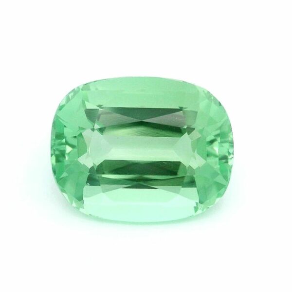 10.78 ct, Green, Tourmaline, Cushion