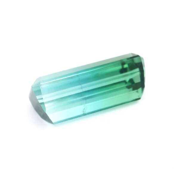 10.52 ct, Bi-color, Tourmaline, Emerald cut - Image 2