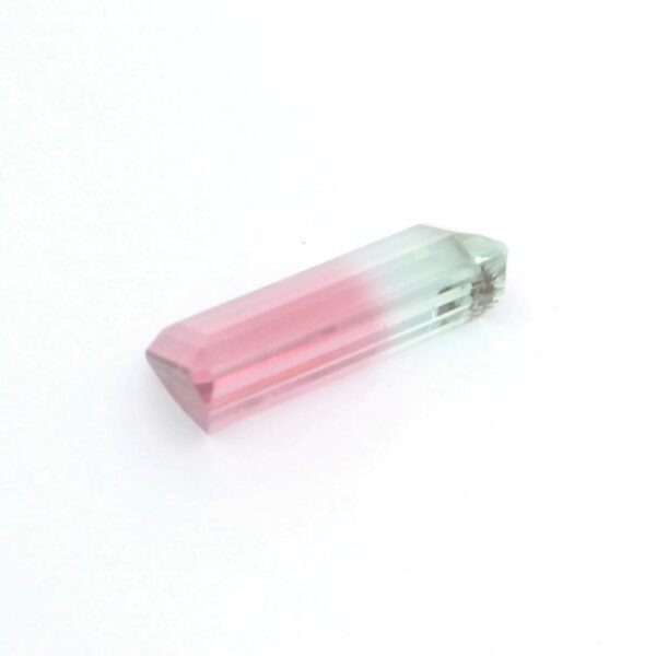 4.10 ct, Bi-color, Watermelon Tourmaline, Emerald cut - Image 3