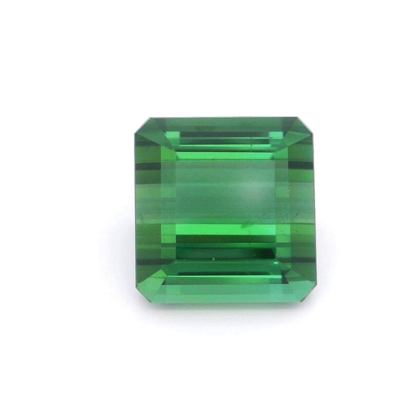Tourmaline, Green, Emerald Cut, 14.65 ct