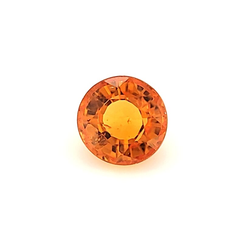 Spessartite, Orange, Round, 1.17 ct