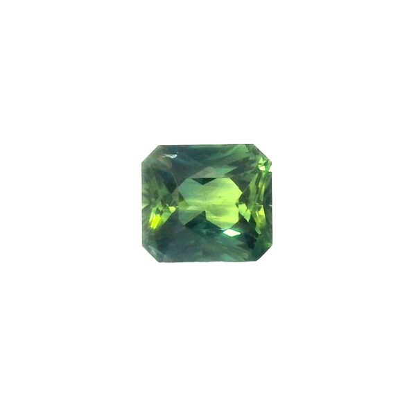1.52 ct, Blue Green, Sapphire, Radiant