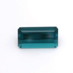 7.71 ct, Blue Green, Tourmaline, Emerald cut