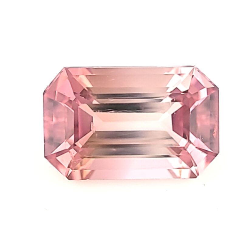 5.89 ct, Pink, Tourmaline, Emerald cut