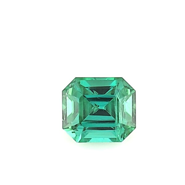 1.42 ct, Green, Tourmaline, Radiant