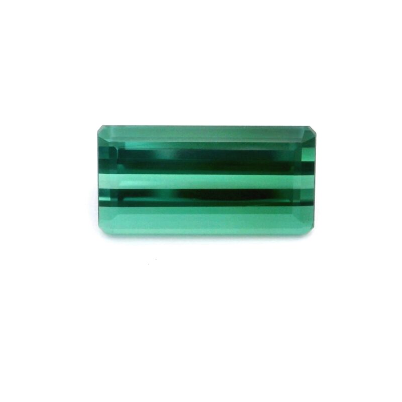 Tourmaline, Green, Emerald cut, 5.64 ct