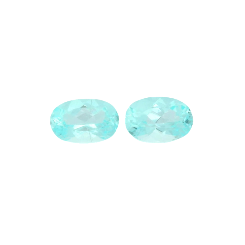 Paraiba tourmaline, Blue, Oval, 1.00 ct