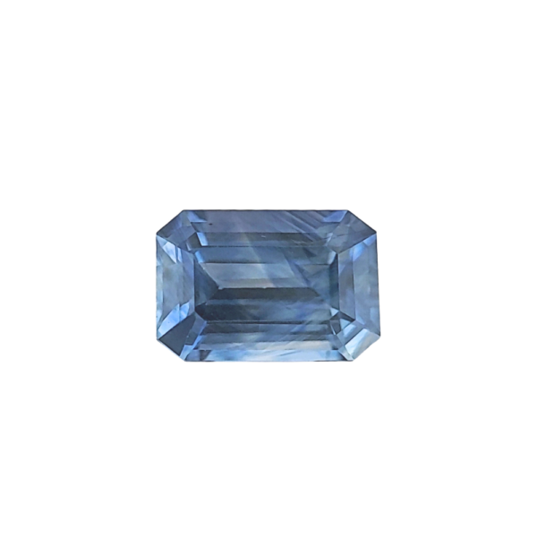 2.08 ct, Blue, Sapphire, Emerald cut - Image 2