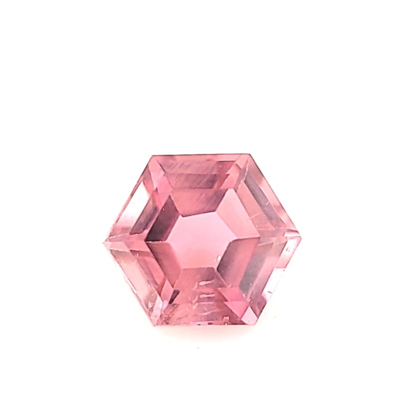 Tourmaline, Pink, Hexagon, 3.12 ct