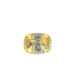 2.14 ct, Yellow, Sapphire, Cushion