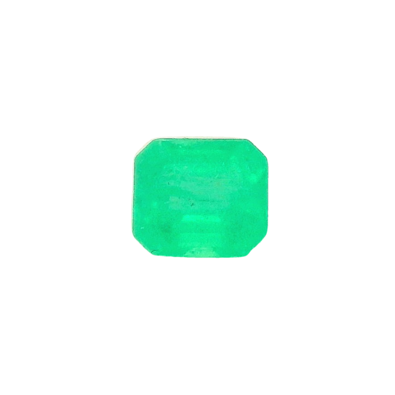 Emerald, Green, Emerald cut, 0.64 ct
