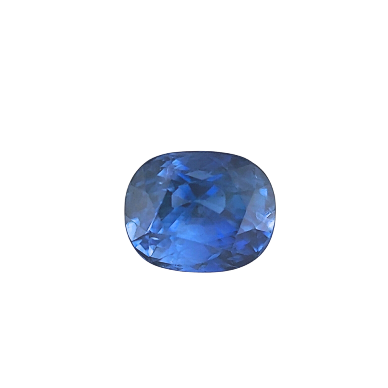 Sapphire, Blue, Cushion, 3.12 ct