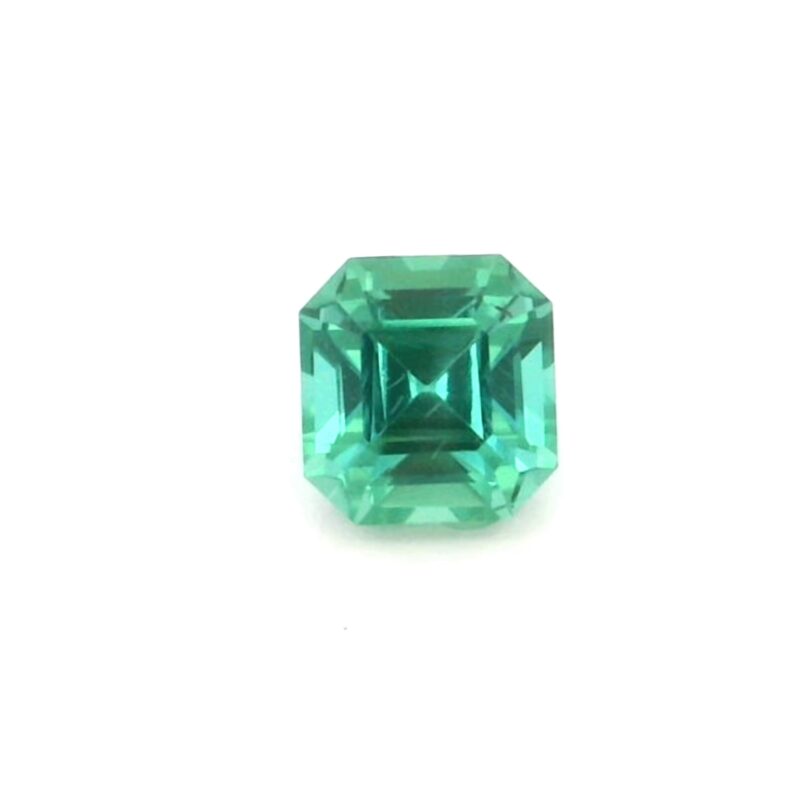 Tourmaline, Green, Emerald cut, 0.98 ct