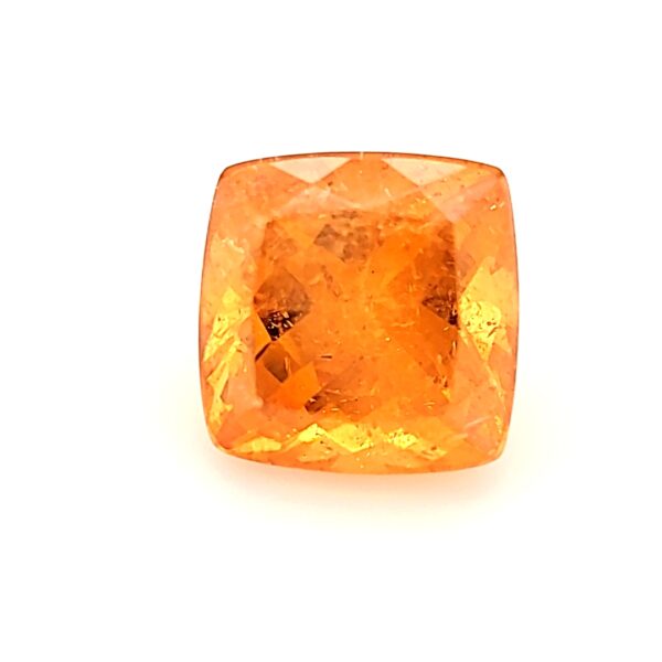 2.64 ct, Orange, Spessartite, Cushion