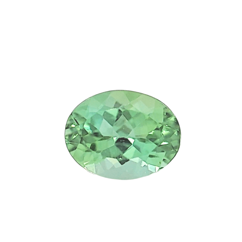 Tourmaline, Green, Oval, 1.85 ct