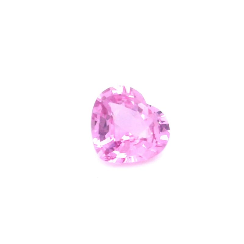 Sapphire, Pink, Heart-shaped, 1.10 ct
