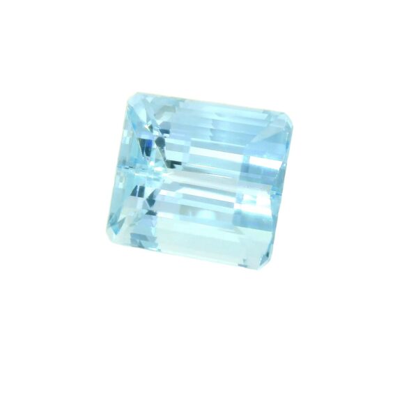 12.86 ct, Blue, Aquamarine, Emerald cut - Image 4