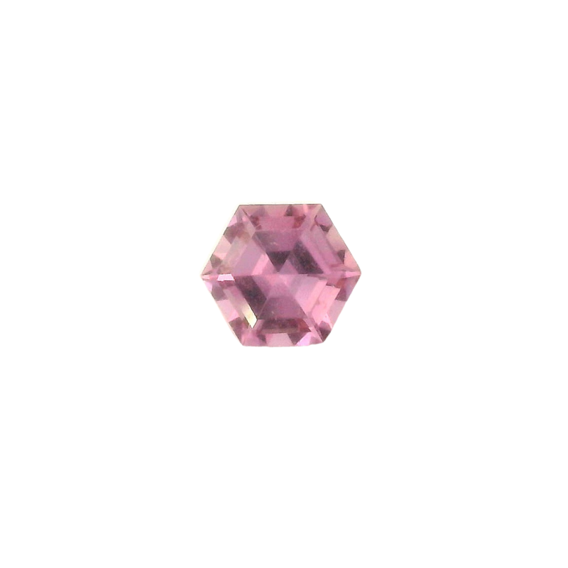 Sapphire, Pink, Hexagon, 0.77 ct