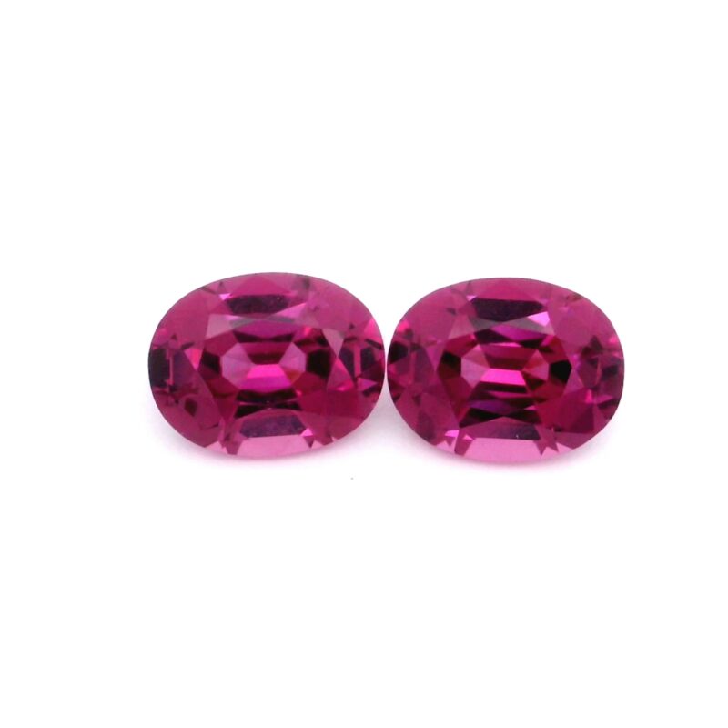Garnet, Pink, Oval, 3.82 ct