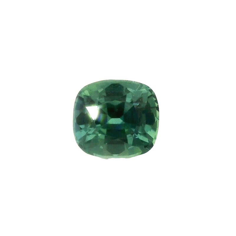 Sapphire, Blue Green, Cushion, 1.97 ct