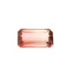 4.25 ct, Bi-color, Tourmaline, Emerald cut