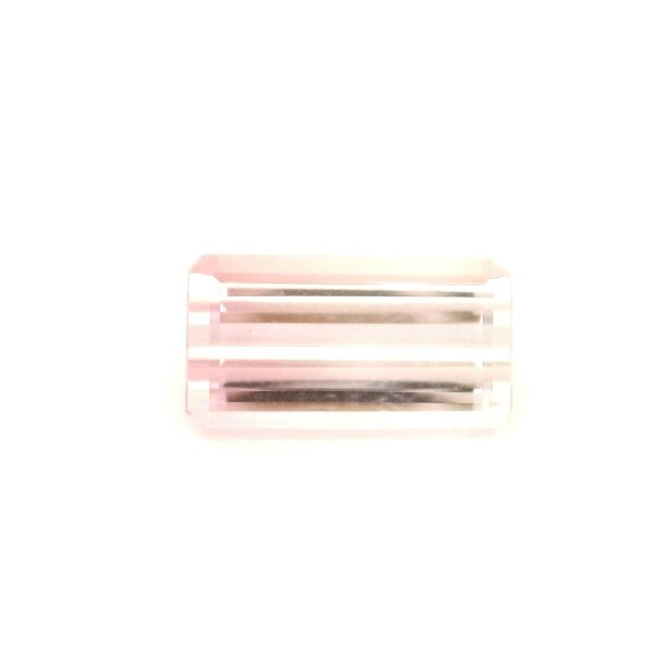 5.12 ct, Bi-color, Tourmaline, Emerald cut