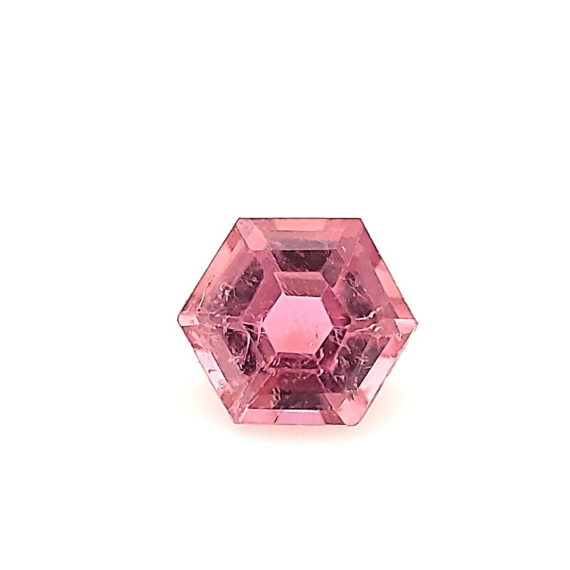 Tourmaline, Pink, Hexagon, 4.47 ct