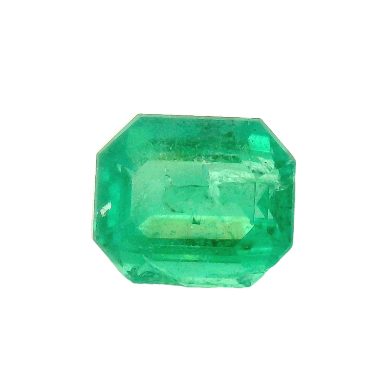 Emerald, Green, Emerald cut, 3.42 ct