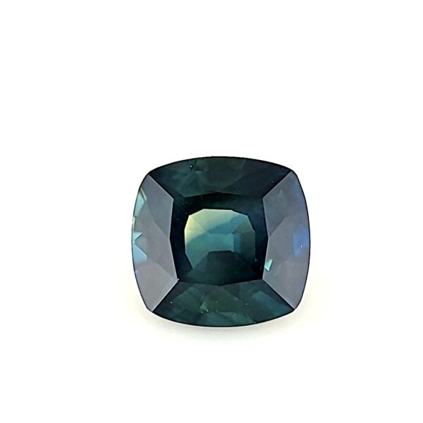 1.55 ct, Blue Green, Sapphire, Cushion
