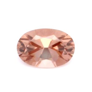 6.02 ct, Champagne, Zircon, Oval