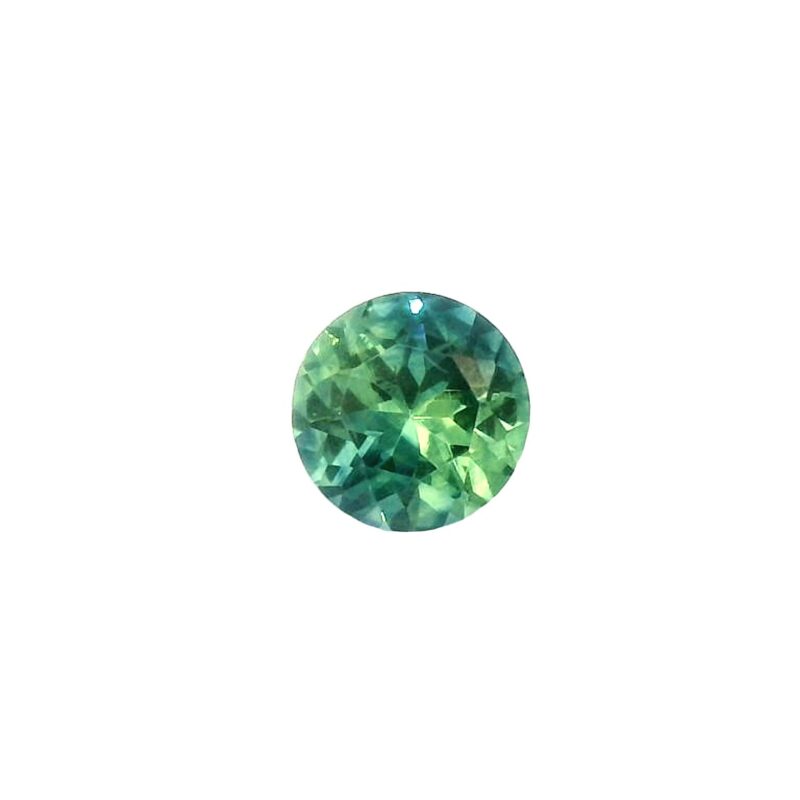 Montana Sapphire, Blue Green, Round, 1.00 ct