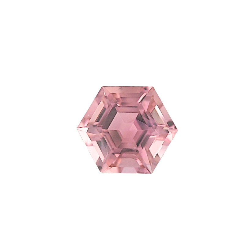 Tourmaline, Pink, Hexagon, 1.89 ct