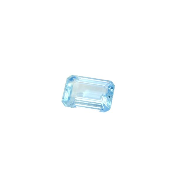 3.71 ct, Blue, Aquamarine, Emerald cut - Image 2