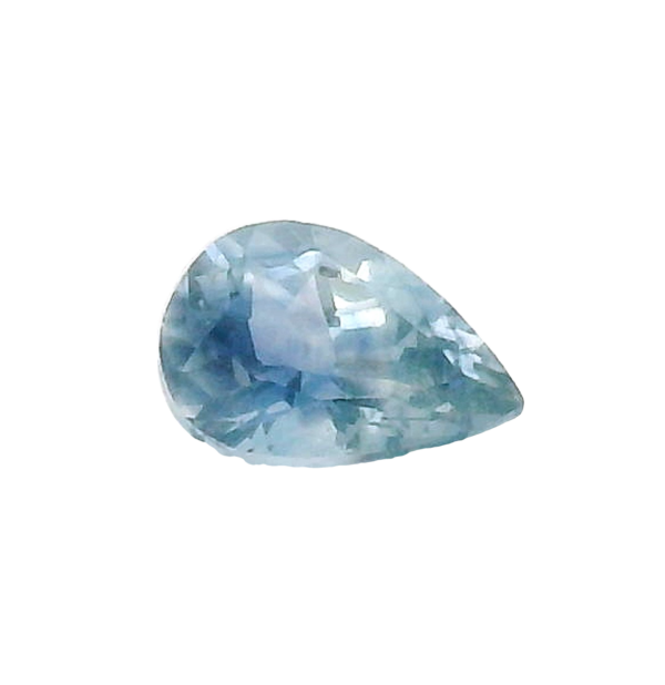 0.82 ct, Bi-color, Montana Sapphire, Pear