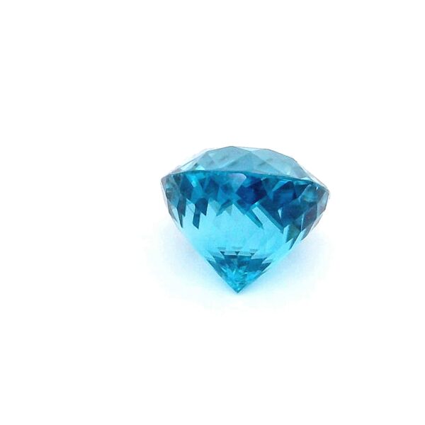 4.85 ct, Blue, Zircon, Round - Image 2