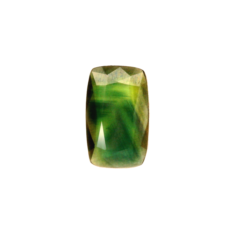 Sapphire, Blue Green, Cushion, 2.16 ct
