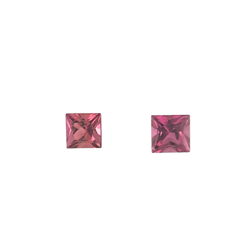Tourmaline, Pink, Square, 5.32 ct