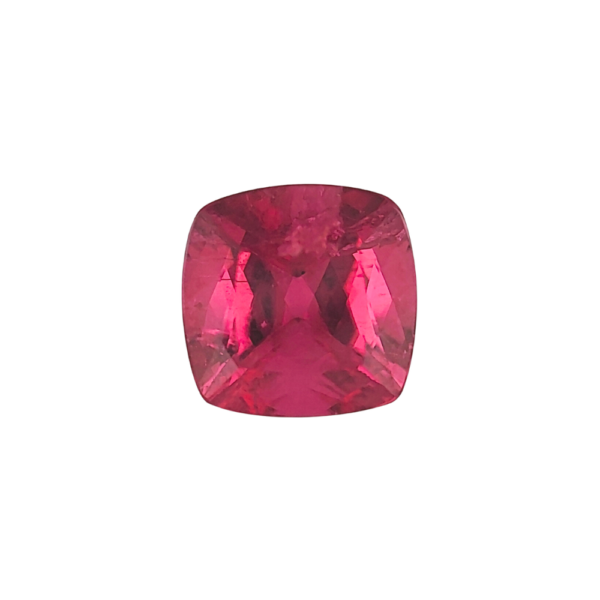 3.80 ct, Pink, Tourmaline, Cushion
