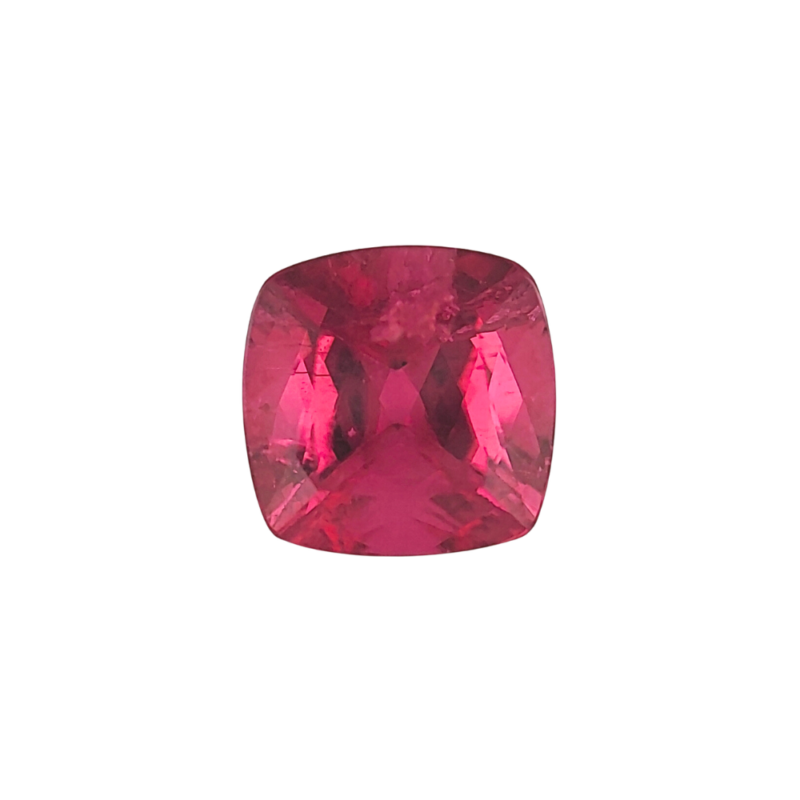 Tourmaline, Pink, Cushion, 3.80 ct