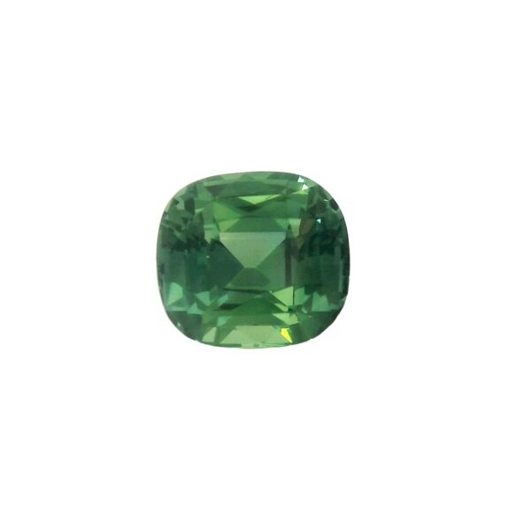 2.01 ct, Blue Green, Sapphire, Cushion