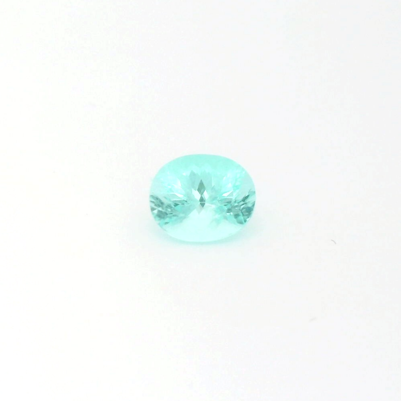 Paraiba tourmaline, Blue, Oval, 1.26 ct
