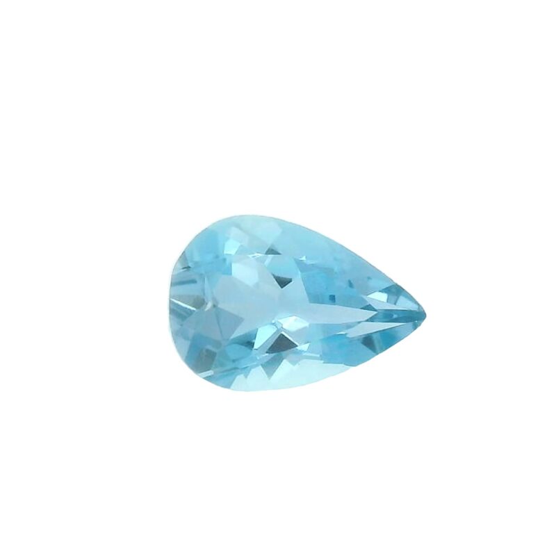 Aquamarine, Blue, Pear, 1.34 ct
