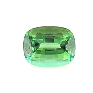 3.27 ct, Green, Tourmaline, Cushion