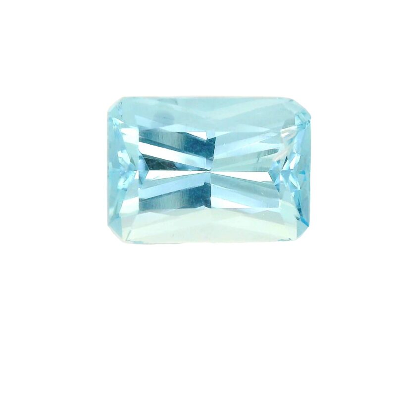 Aquamarine, Blue, Radiant, 7.03 ct
