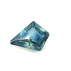 0.89 ct, Blue Green, Montana Sapphire, Kite